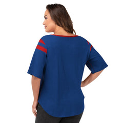 New York Giants G-III 4Her by Carl Banks Women's Plus Size Linebacker T-Shirt