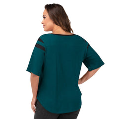 Philadelphia Eagles G-III 4Her by Carl Banks Women's Plus Size Linebacker T-Shirt