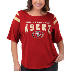 San Francisco 49ers G-III 4Her by Carl Banks Women's Plus Size Linebacker T-Shirt