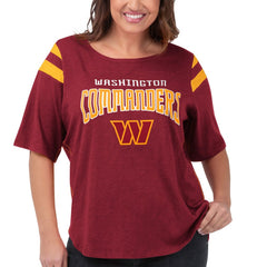 Washington Commanders G-III 4Her by Carl Banks Women's Plus Size Linebacker T-Shirt