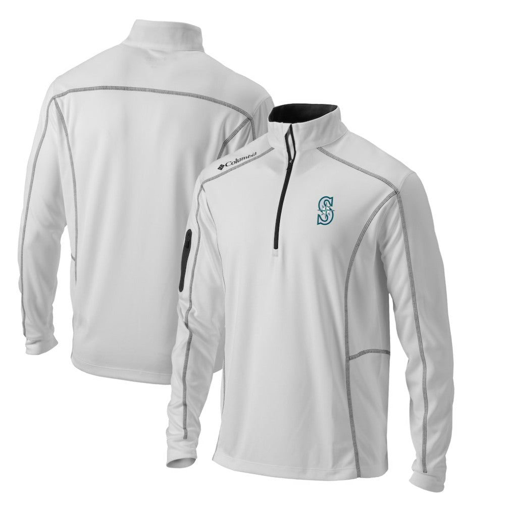 Seattle Mariners Columbia Omni-Wick Shotgun Quarter-Zip Pullover Top | MLB Shop