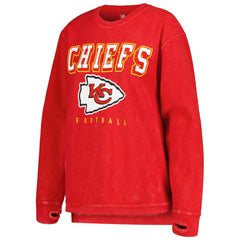 Kansas City Chiefs G-III 4Her by Carl Banks Women's Comfy Cord Pullover Sweatshirt