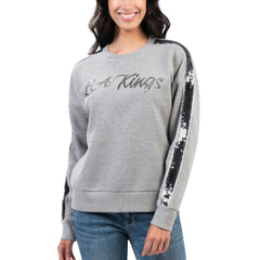 Los Angeles Kings G-III 4Her by Carl Banks Women's Penalty Box Pullover Sweatshirt On Sale