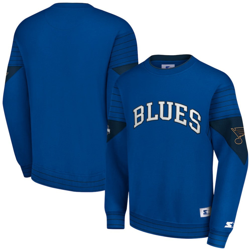 St. Louis Blues Starter Faceoff Pullover Sweatshirt For Sale