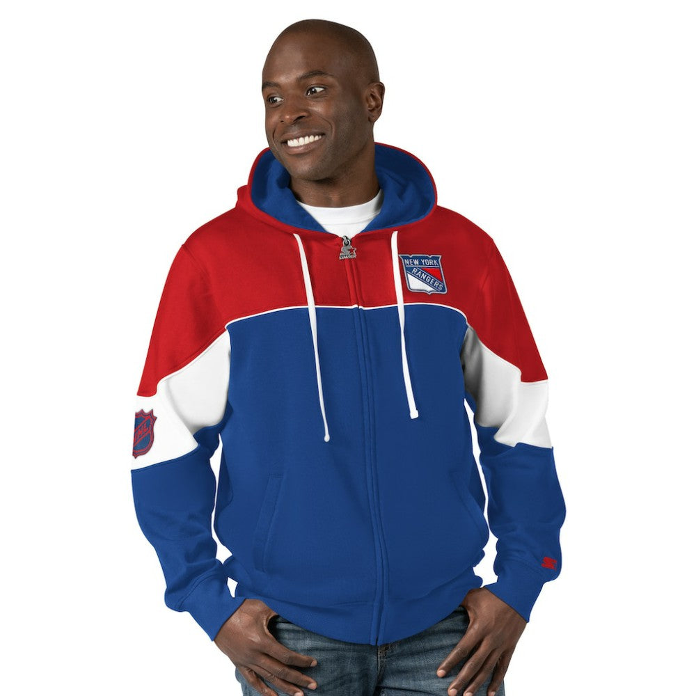 New York Rangers Starter Power Forward Full-Zip Hoodie Sale
