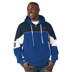 St. Louis Blues Starter Power Forward Full-Zip Hoodie Discount