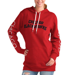 Chicago Blackhawks G-III 4Her by Carl Banks Women's Overtime Pullover Hoodie On Sale