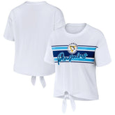 Pittsburgh Penguins WEAR by Erin Andrews Women's Front Knot T-Shirt Online