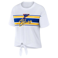 St. Louis Blues WEAR by Erin Andrews Women's Front Knot T-Shirt Online