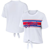 Washington Capitals WEAR by Erin Andrews Women's Front Knot T-Shirt For Sale
