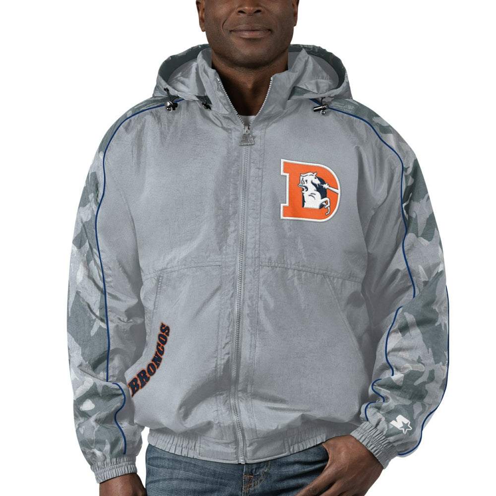 Denver Broncos Starter Thursday Night Gridiron Throwback Full-Zip Jacket