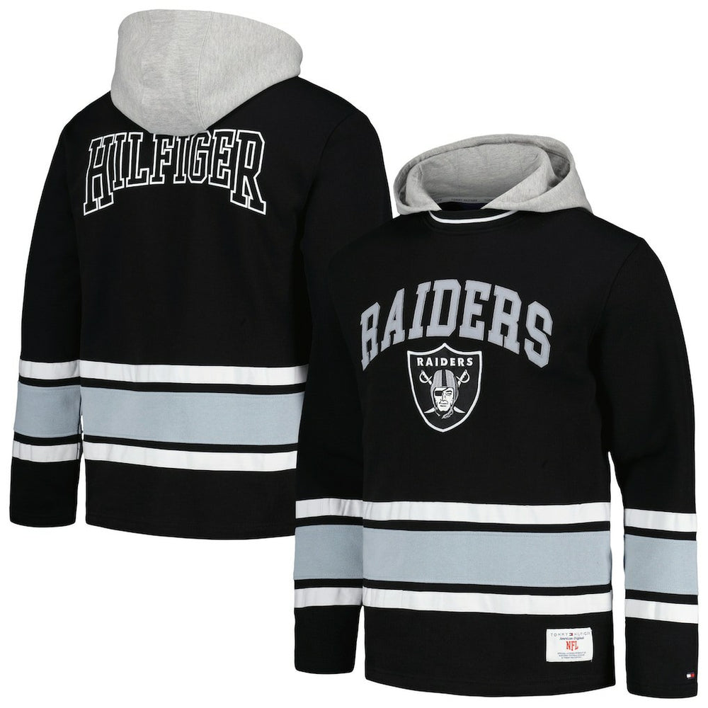 Las Vegas Raiders Tommy Hilfiger Ivan Fashion Pullover Hoodie