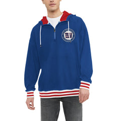 New York Giants Tommy Hilfiger Aaron Quarter-Zip Hoodie