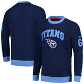 Tennessee Titans Tommy Hilfiger Reese Raglan Tri-Blend Pullover Sweatshirt