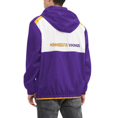 Minnesota Vikings Tommy Hilfiger Carter Half-Zip Hooded Top