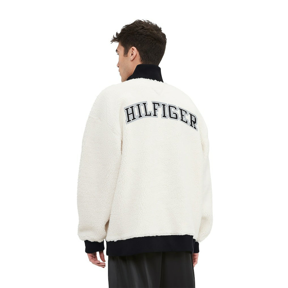 Las Vegas Raiders Tommy Hilfiger Jordan Sherpa Quarter-Zip Sweatshirt