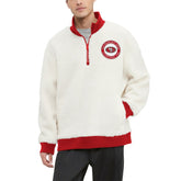San Francisco 49ers Tommy Hilfiger Jordan Sherpa Quarter-Zip Sweatshirt