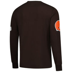 Cleveland Browns Starter Clutch Hit Long Sleeve T-Shirt