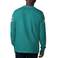 Miami Dolphins Starter Clutch Hit Long Sleeve T-Shirt
