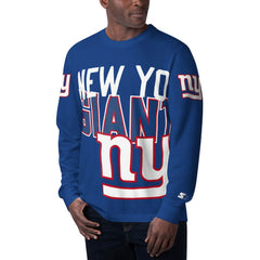 New York Giants Starter Clutch Hit Long Sleeve T-Shirt