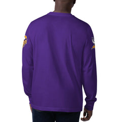 Minnesota Vikings Starter Clutch Hit Long Sleeve T-Shirt