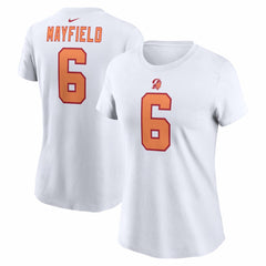 Tampa Bay Buccaneers Nike Baker Mayfield Women's Name & Number T-Shirt