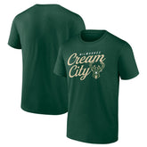 Milwaukee Bucks Hometown Collection Cream City T-Shirt New