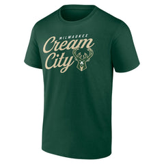 Milwaukee Bucks Hometown Collection Cream City T-Shirt New