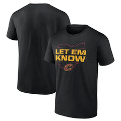 Cleveland Cavaliers Hometown Collection Let Em Know T-Shirt sale New