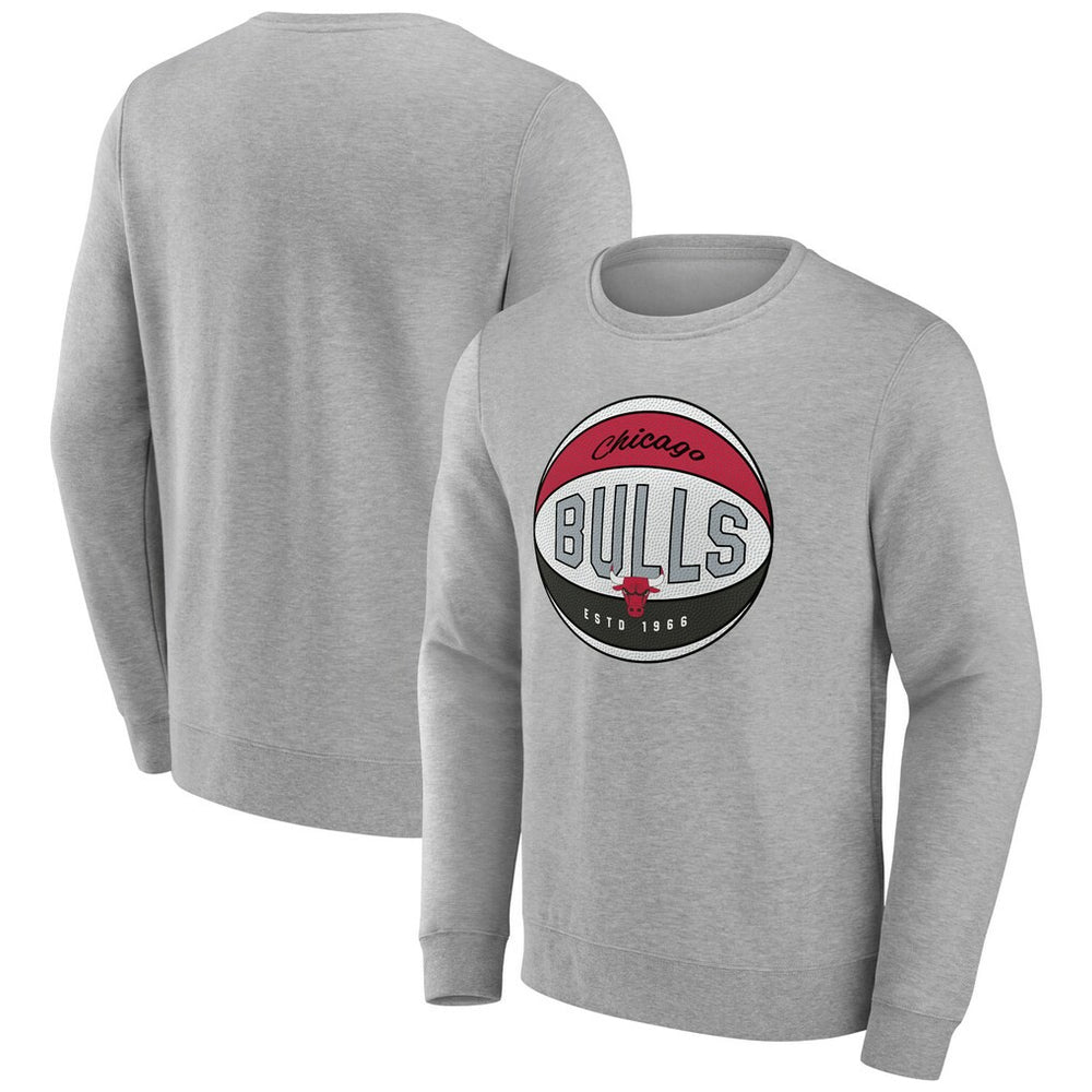 Chicago Bulls Hard Color Pullover Sweatshirt sale Outlet