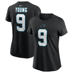 Carolina Panthers Nike Bryce Young Women's Player Name & Number T-Shirt