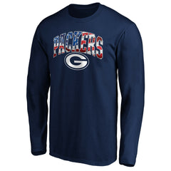 Green Bay Packers Banner Wave Long Sleeve T-Shirt