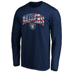 Las Vegas Raiders Banner Wave Long Sleeve T-Shirt