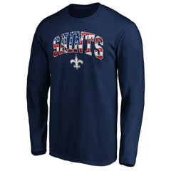 New Orleans Saints Banner Wave Long Sleeve T-Shirt