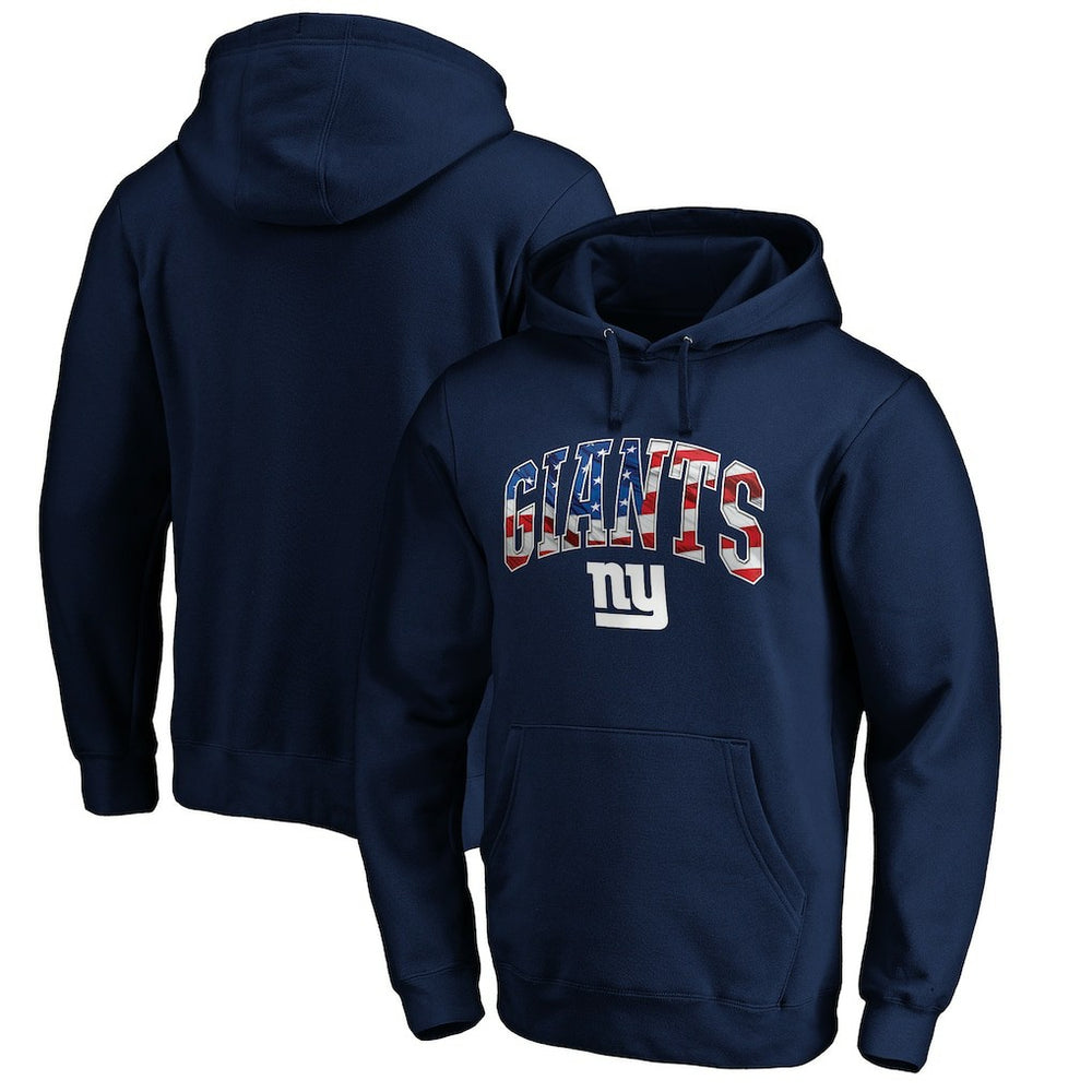 New York Giants Banner Wave Pullover Hoodie