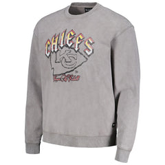 Kansas City Chiefs The Wild Collective Unisex Distressed Pullover Sweatshirt