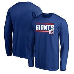 New York Giants On Side Stripe Long Sleeve T-Shirt