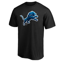 Detroit Lions Midnight Mascot Team Logo T-Shirt