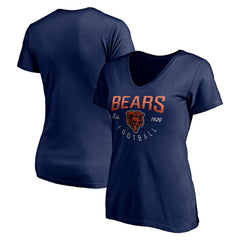 Chicago Bears Women's Live For It V-Neck T-Shirt