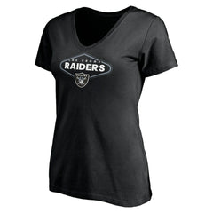 Las Vegas Raiders Women's Hometown Collection 1st Down V-Neck T-Shirt