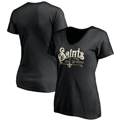New Orleans Saints Women's Hometown Collection V-Neck T-Shirt
