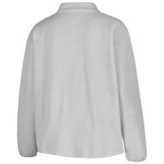 Cleveland Browns Profile Women's Plus Size Sherpa Quarter-Zip Jacket