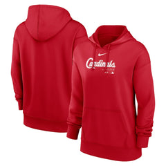 St. Louis Cardinals Nike Women's Authentic Collection Performance Pullover Hoodie | MLB Online