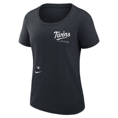 Minnesota Twins Nike Women's Authentic Collection Performance Scoop Neck T-Shirt | MLB Sale