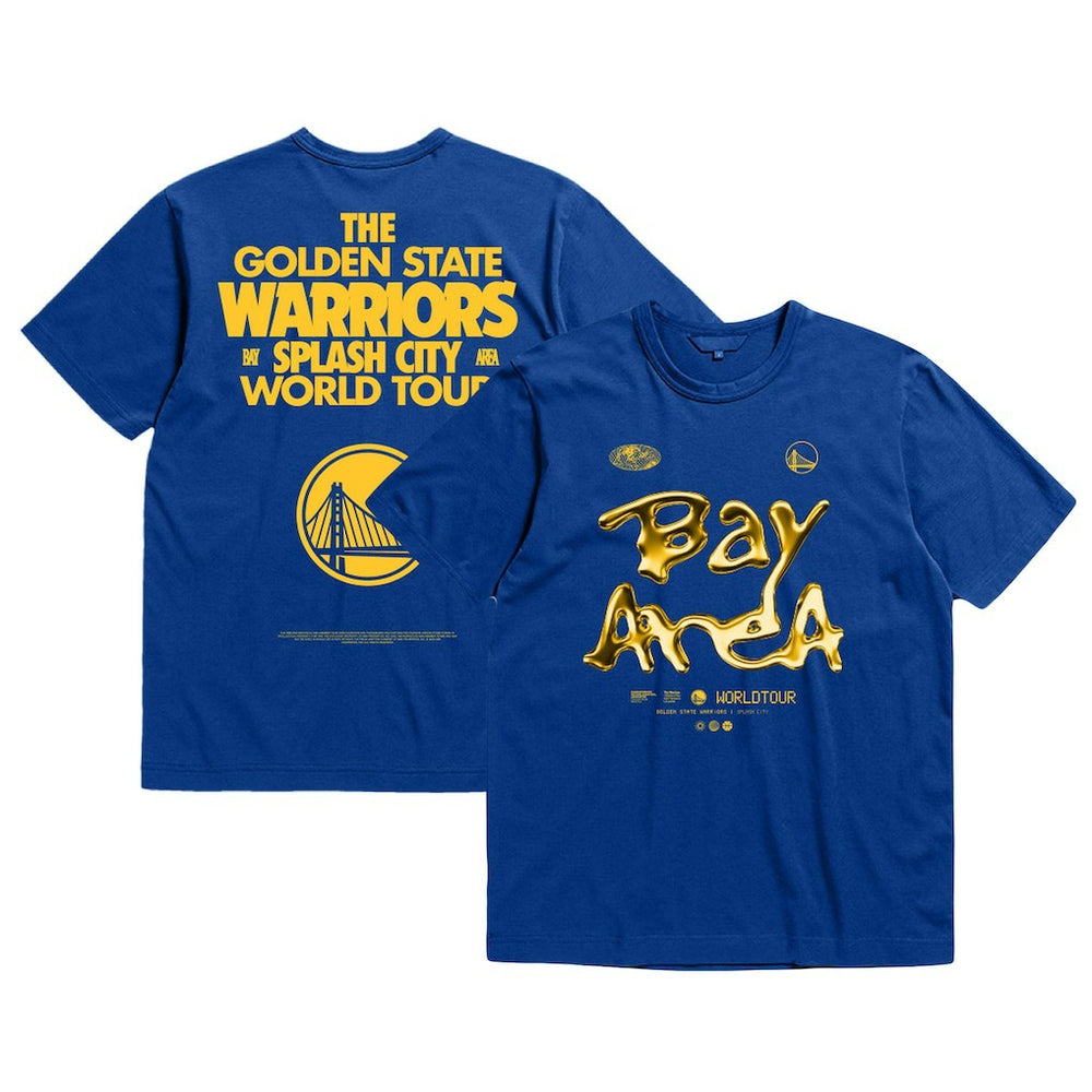 Golden State Warriors Bleacher Report x Unisex World Tour T-Shirt New