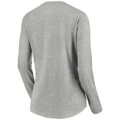 Seattle Kraken Women's Primary Logo V-Neck Long Sleeve T-Shirt Sale