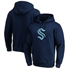 Seattle Kraken Primary Logo Pullover Hoodie On Sale