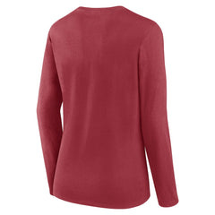 Arizona Cardinals Fanatics Women's Plus Size Foiled Play Long Sleeve T-Shirt