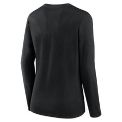 Las Vegas Raiders Fanatics Women's Plus Size Foiled Play Long Sleeve T-Shirt
