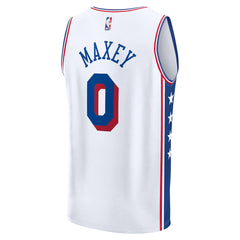 Tyrese Maxey Philadelphia 76ers Fast Break Replica Player Jersey New